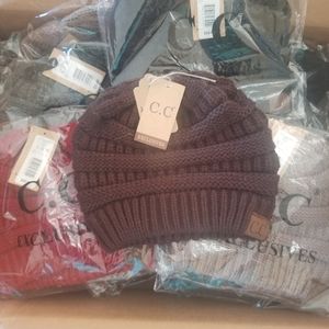 NEW C.C. Ribbed beanies